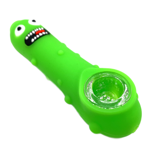 Pop culture pickle-man Silicone Handpipe